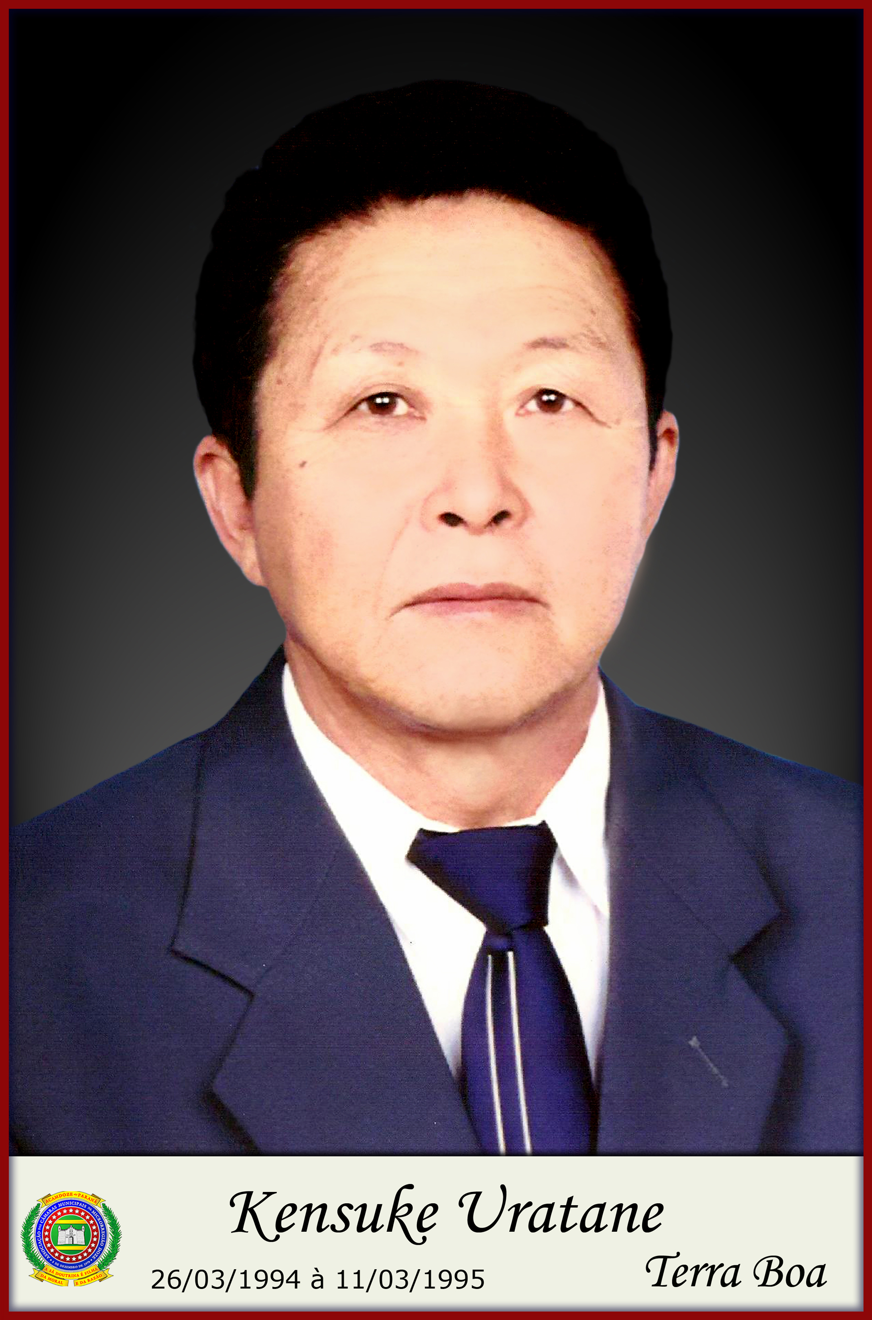 Foto do Prefeito Kensuke Uratane
