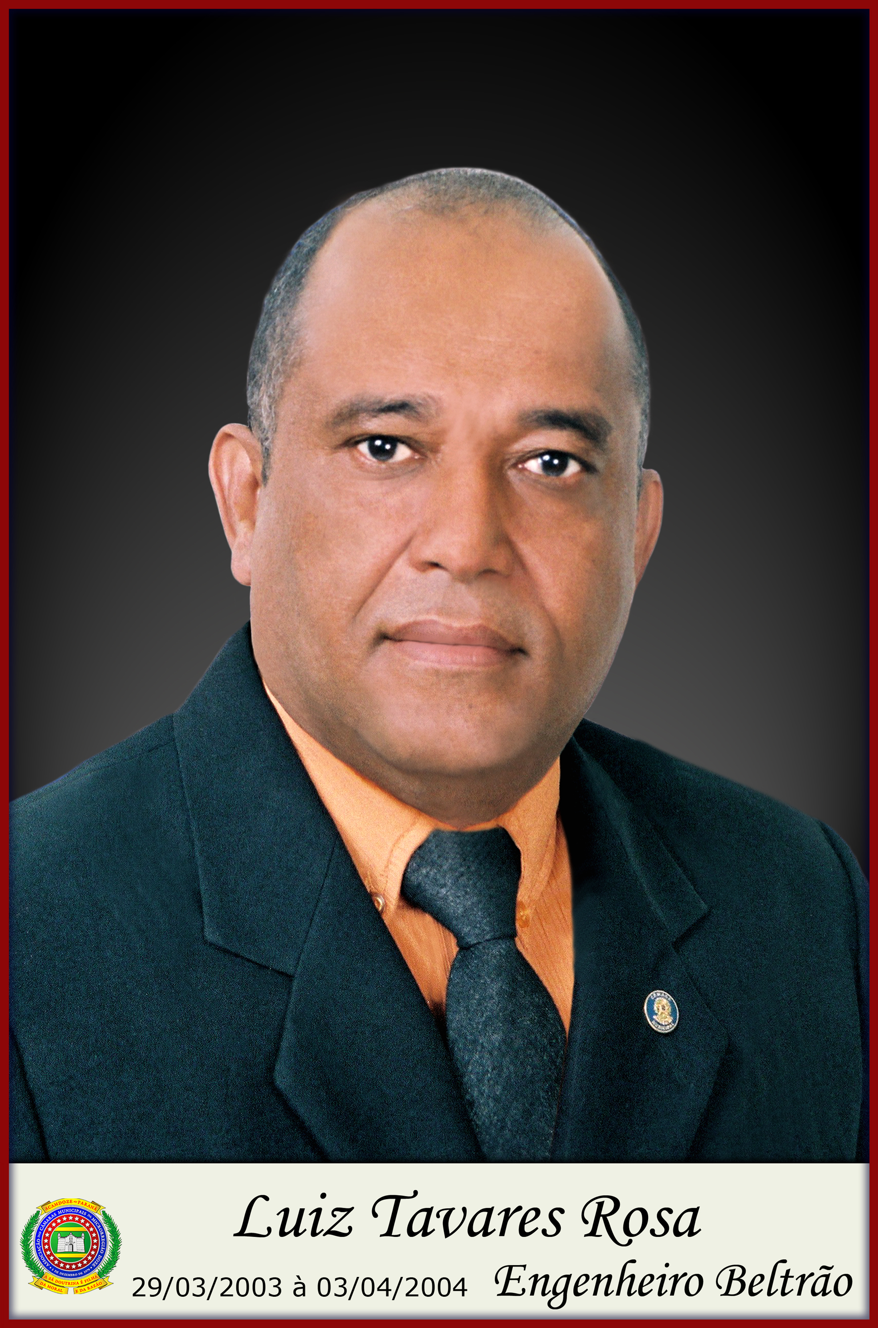 Foto do Prefeito Luiz Tavares Rosa