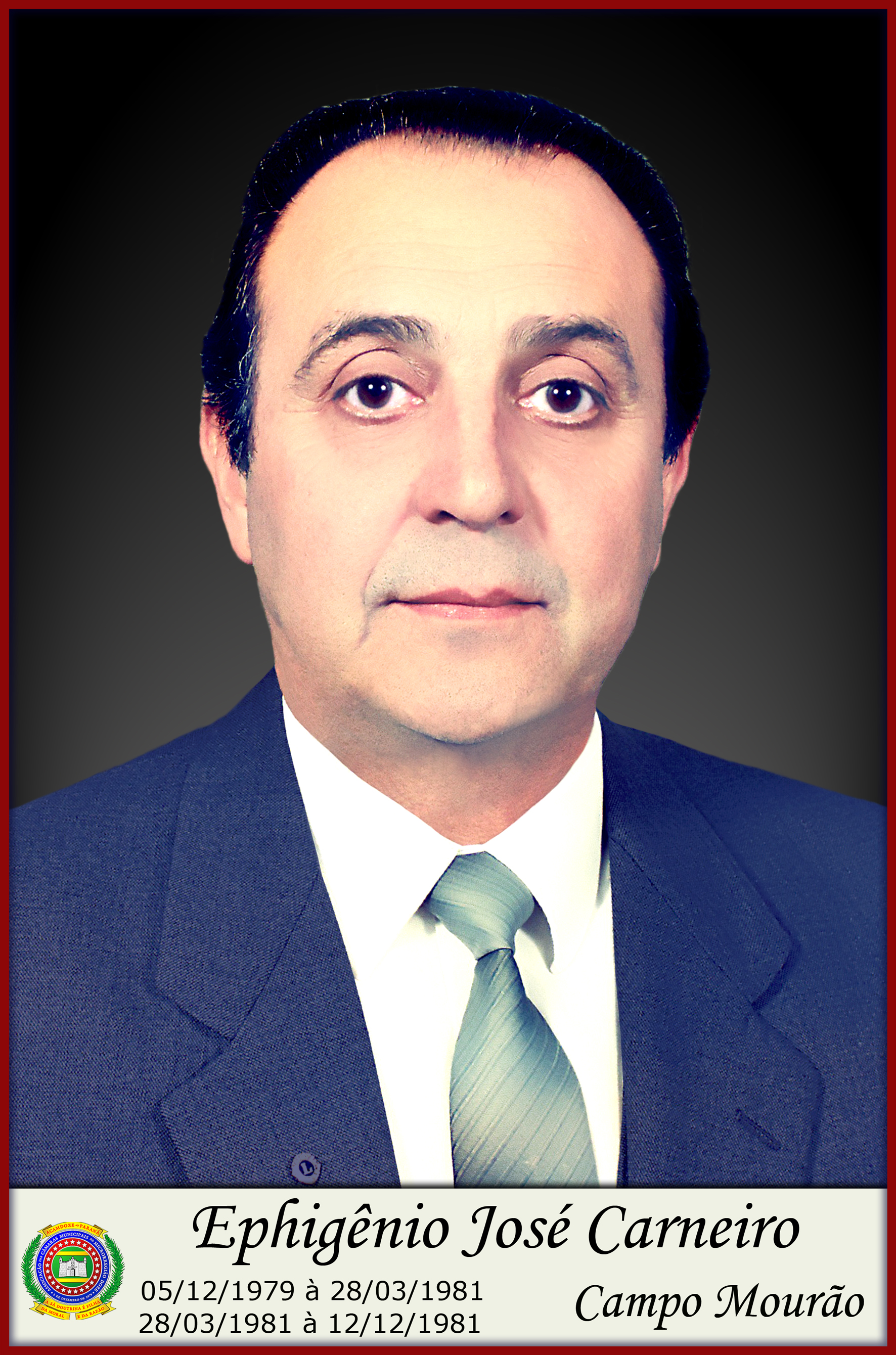 Foto do Prefeito Ephigênio José Carneiro